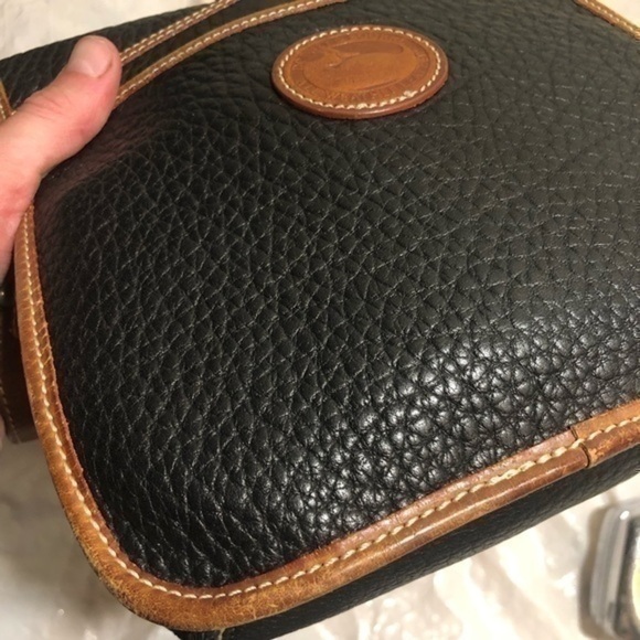 DOONEY & bourke all weather leather black brown vintage binocular crossbody bag - Picture 10 of 14